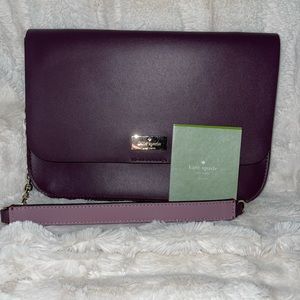 Kate Spade Plum Shoulder Bag/Clutch